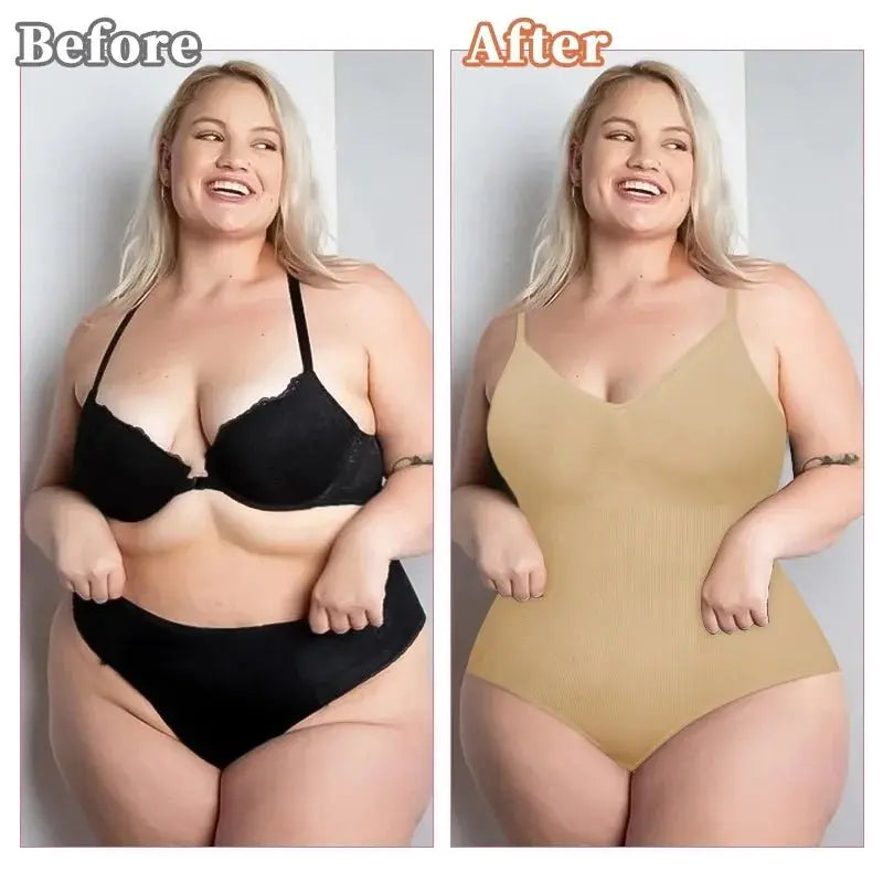 Slimming Colombianas Shapewear for Women Seamless Body Shaper Tummy Control Bodysuits Plus Size Shapers - lobbol