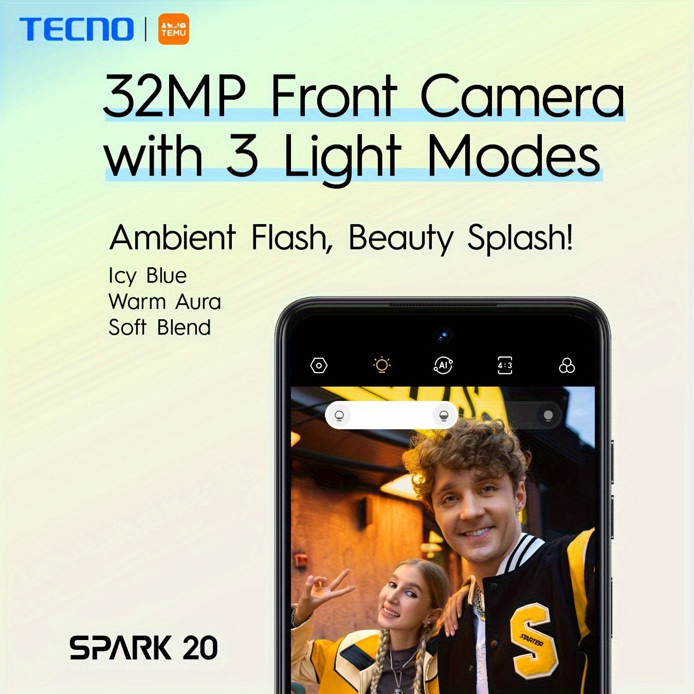 TECNO Spark 20 4G Smartphone 256 GB Gran ROM 8GB Gran RAM - lobbol