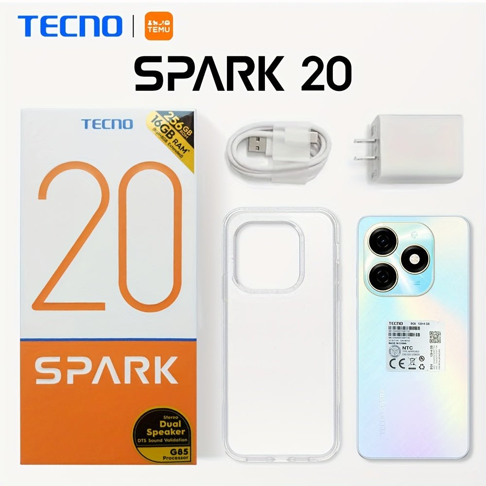 TECNO Spark 20 4G Smartphone 256 GB Gran ROM 8GB Gran RAM - lobbol